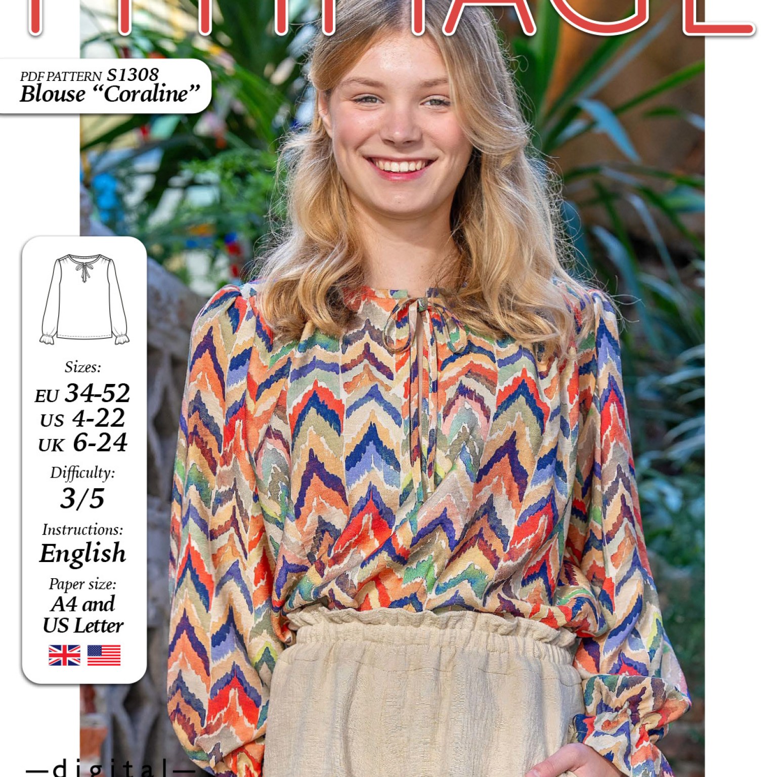 S1308 Blouse Coraline