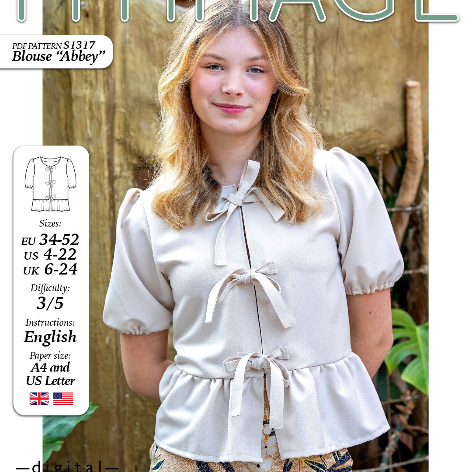 S1317 Blouse Abbey