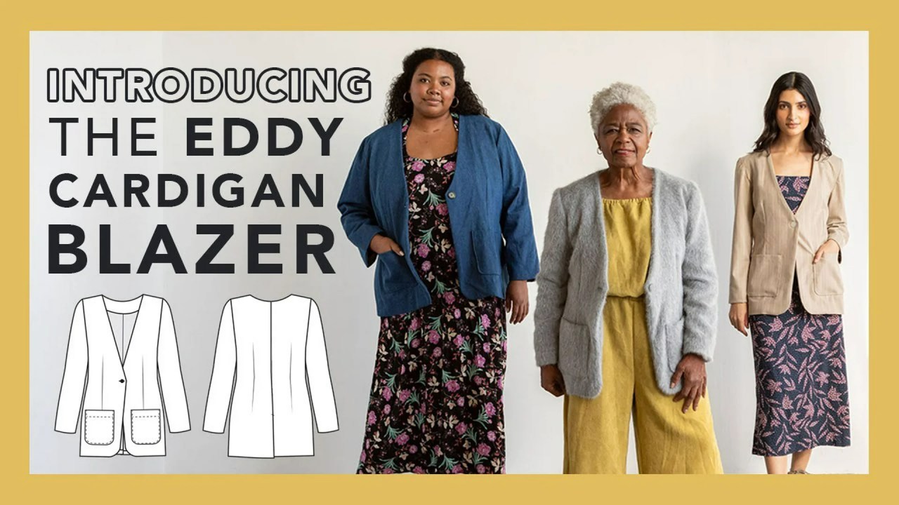 Eddy Cardigan Blazer Sew-along