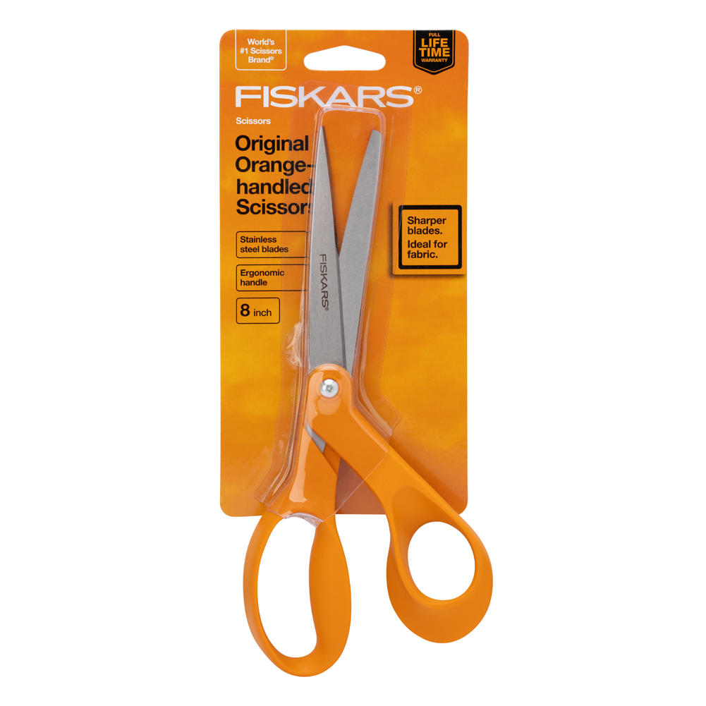 Classic Bent Dressmaker’s Scissors by Fiskars – 8″ Classic Bent Dressmaker’s Scissors by Fiskars – 8″