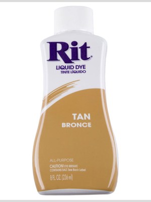 Rit All-Purpose Liquid Fabric Dye – Tan – 8oz Bottle Rit All-Purpose Liquid Fabric Dye – Tan – 8oz Bottle