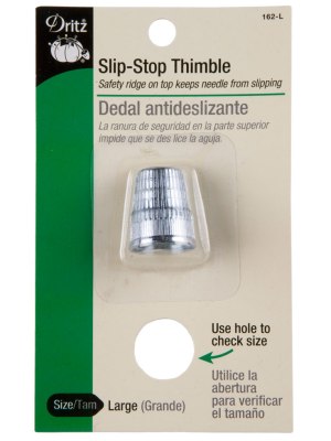 Dritz Large Slip Stop Thimble Dritz Large Slip Stop Thimble