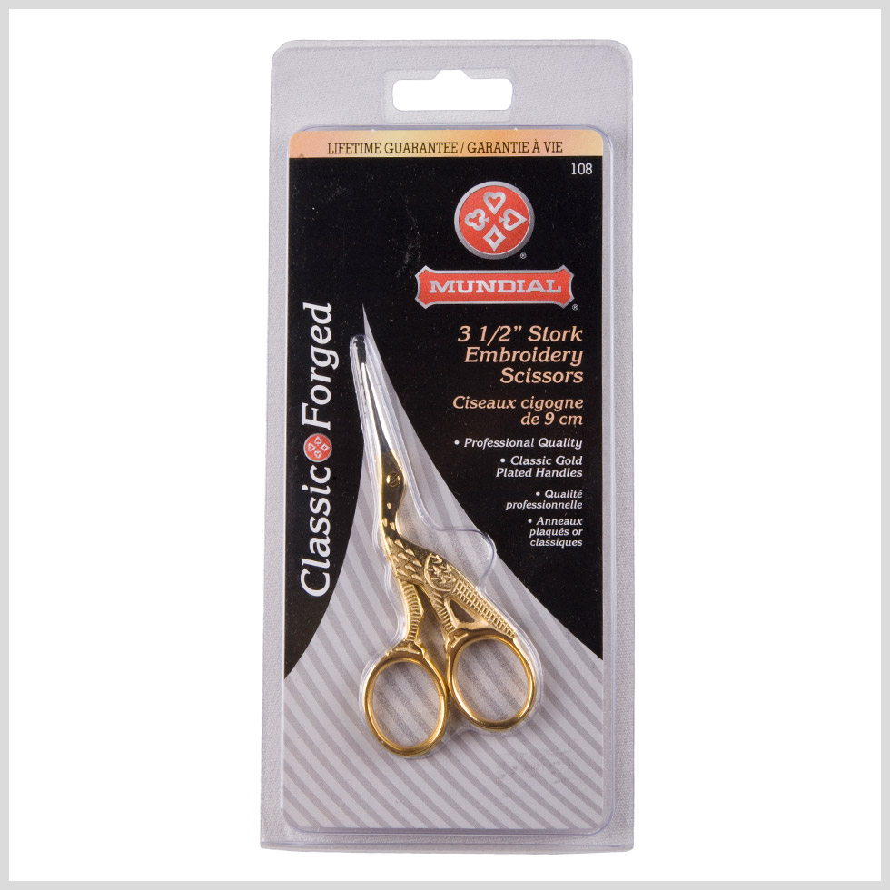 Mundial Stork Embroidery Scissors – 3.5″ Mundial Stork Embroidery Scissors – 3.5″