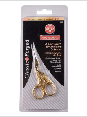 Mundial Stork Embroidery Scissors – 3.5″ Mundial Stork Embroidery Scissors – 3.5″