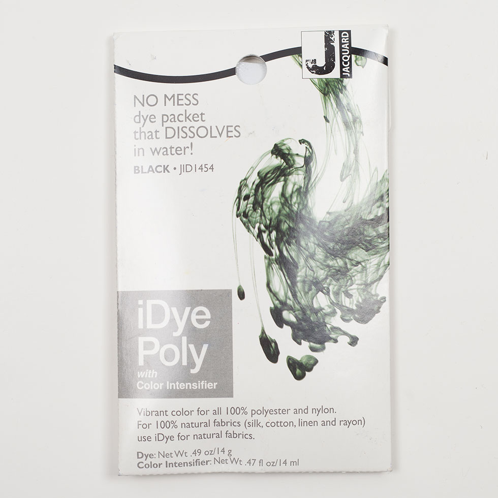 Jacquard iDye Poly Synthetic Fabric Dye – 454 Black Jacquard iDye Poly Synthetic Fabric Dye – 454 Black