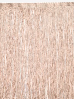 European Chainette Fringe Trim – 16″ – Champagne – Lindsay Collection European Chainette Fringe Trim – 16″ – Champagne – Lindsay Collection