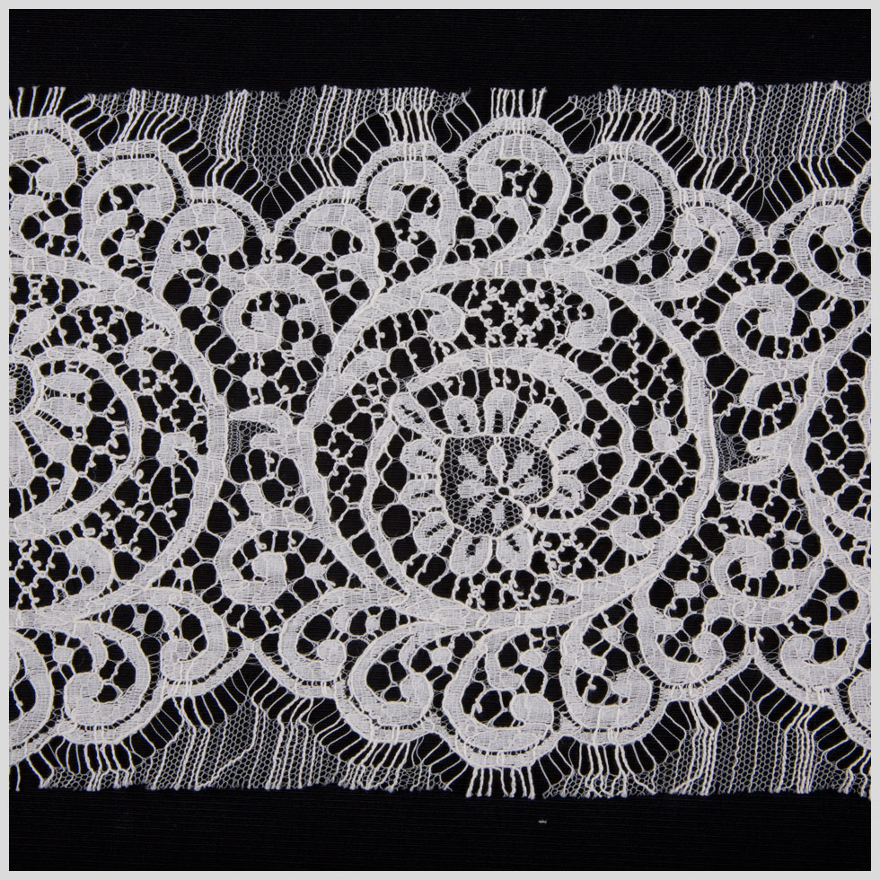 6″ White French Lace 6″ White French Lace