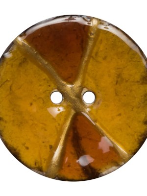 Italian Brown and Gold Coconut Button – 64L/40.5mm Italian Brown and Gold Coconut Button – 64L/40.5mm