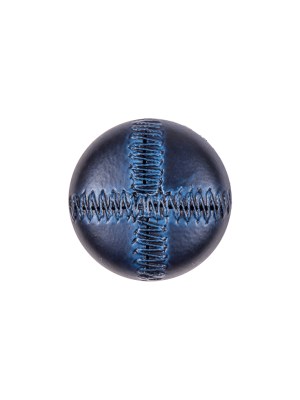 Italian Navy Top-Stitched Plastic Shank Back Button – 24L/15mm Italian Navy Top-Stitched Plastic Shank Back Button – 24L/15mm