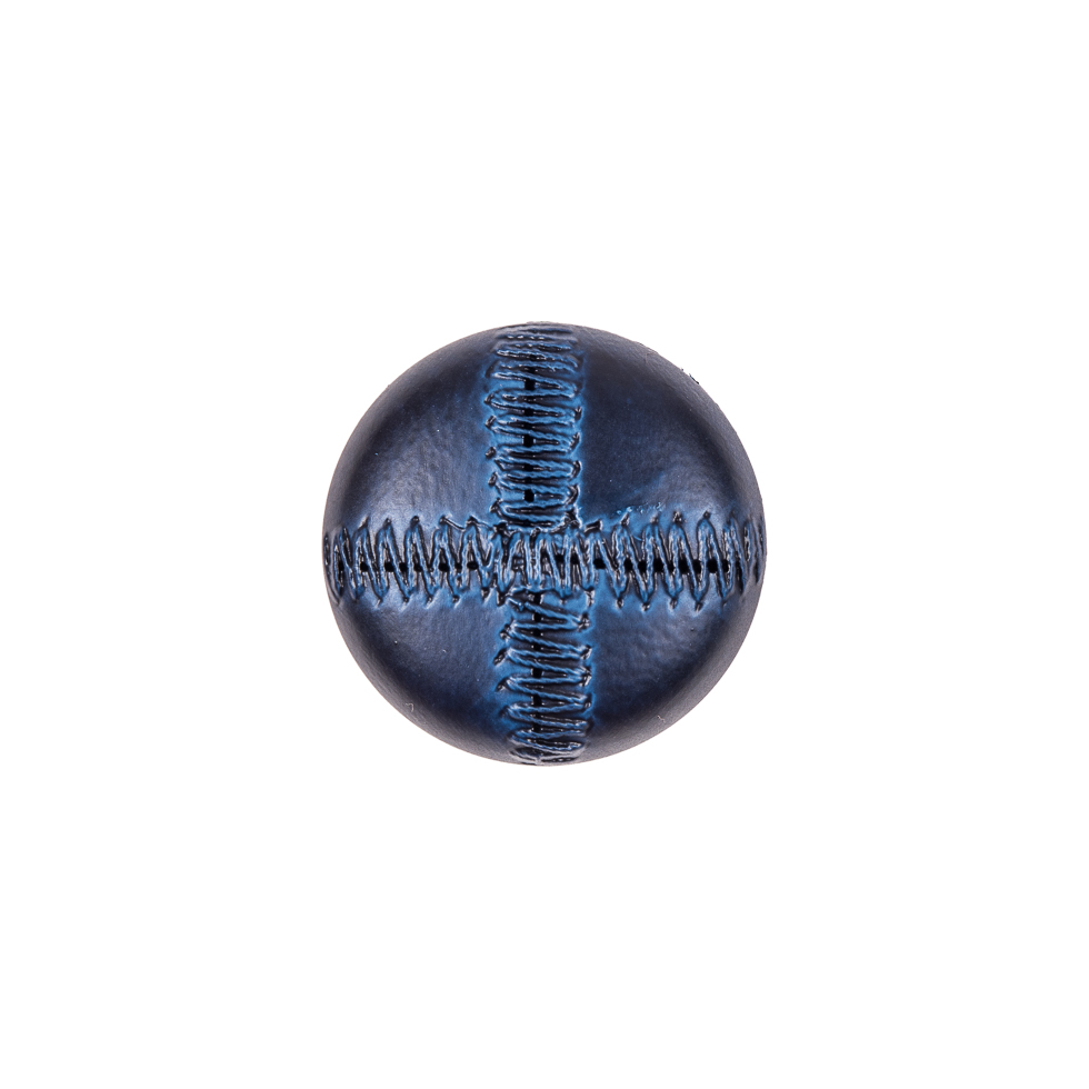 Italian Navy Top-Stitched Plastic Shank Back Button – 24L/15mm Italian Navy Top-Stitched Plastic Shank Back Button – 24L/15mm