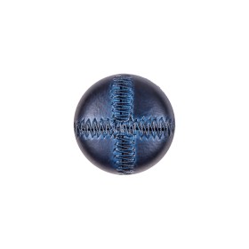 Italian Navy Top-Stitched Plastic Shank Back Button – 24L/15mm Italian Navy Top-Stitched Plastic Shank Back Button – 24L/15mm