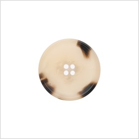 Italian Shiny Beige Rimmed 4-Hole Button – 40L/25.5mm Italian Shiny Beige Rimmed 4-Hole Button – 40L/25.5mm