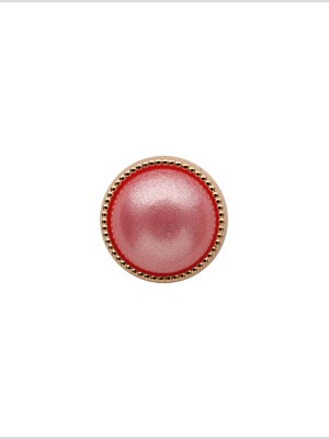 Italian Pink/Gold Shank Back Button – 16L/10mm Italian Pink/Gold Shank Back Button – 16L/10mm