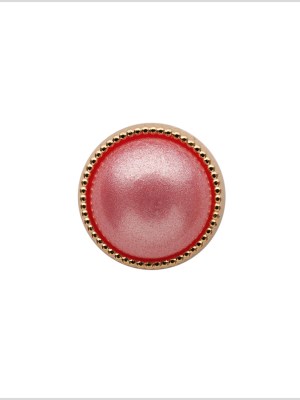 Italian Pink and Gold Edged Shank Back Button – 20L/12.5mm Italian Pink and Gold Edged Shank Back Button – 20L/12.5mm