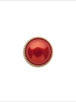 Italian Red/Gold Shank Back Button – 16L/10mm Italian Red/Gold Shank Back Button – 16L/10mm