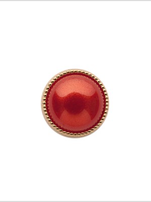 Italian Red/Gold Shank Back Button – 18L/11.5mm Italian Red/Gold Shank Back Button – 18L/11.5mm
