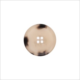 Italian Matte Beige Rimmed 4-Hole Button – 36L/23mm Italian Matte Beige Rimmed 4-Hole Button – 36L/23mm