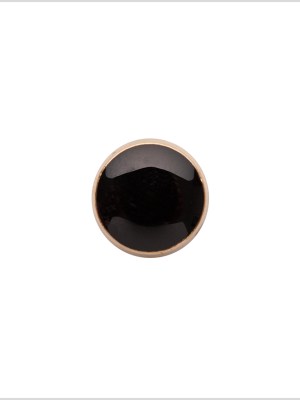 Italian Black/Gold Shank Back Button – 17L/10.5mm Italian Black/Gold Shank Back Button – 17L/10.5mm