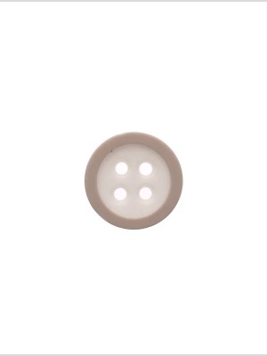 Rimmed White 4-Hole Button – 24L/15mm Rimmed White 4-Hole Button – 24L/15mm