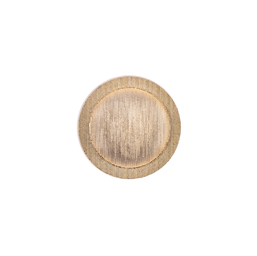 Italian Gold Plated Shank-Back Button – 24L/15mm Italian Gold Plated Shank-Back Button – 24L/15mm
