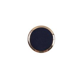 Italian Navy and Gold Plastic Shank-Back Button – 20L/12.5mm Italian Navy and Gold Plastic Shank-Back Button – 20L/12.5mm