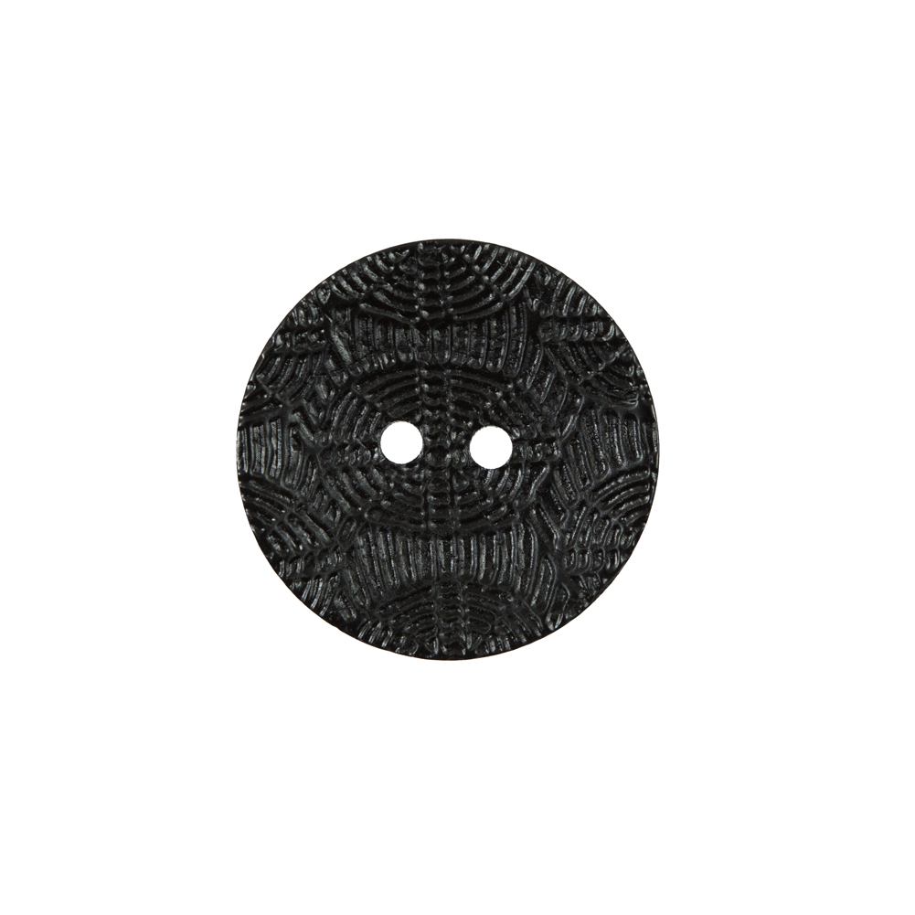 Italian Black Etched Coconut Button – 32L/20mm Italian Black Etched Coconut Button – 32L/20mm