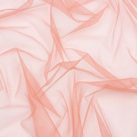 Soft Nylon Tulle – Bright Coral – Leonardo Collection Soft Nylon Tulle – Bright Coral – Leonardo Collection