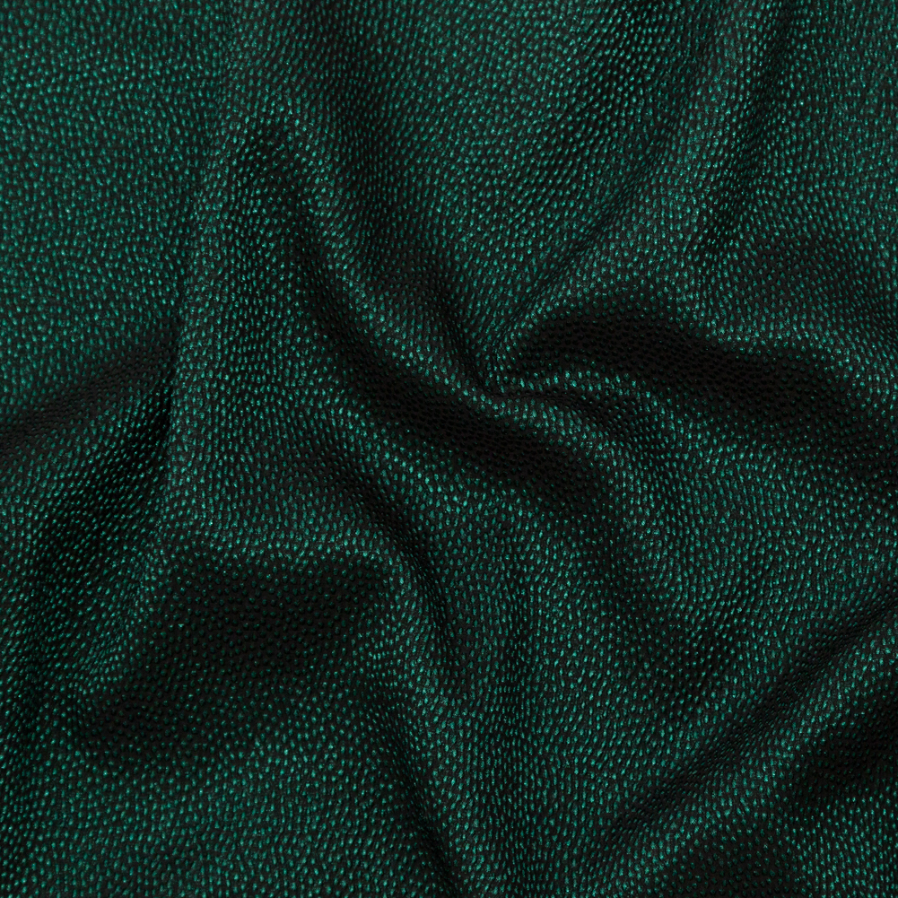 Metallic Green on Black Abstract Luxury Brocade Metallic Green on Black Abstract Luxury Brocade