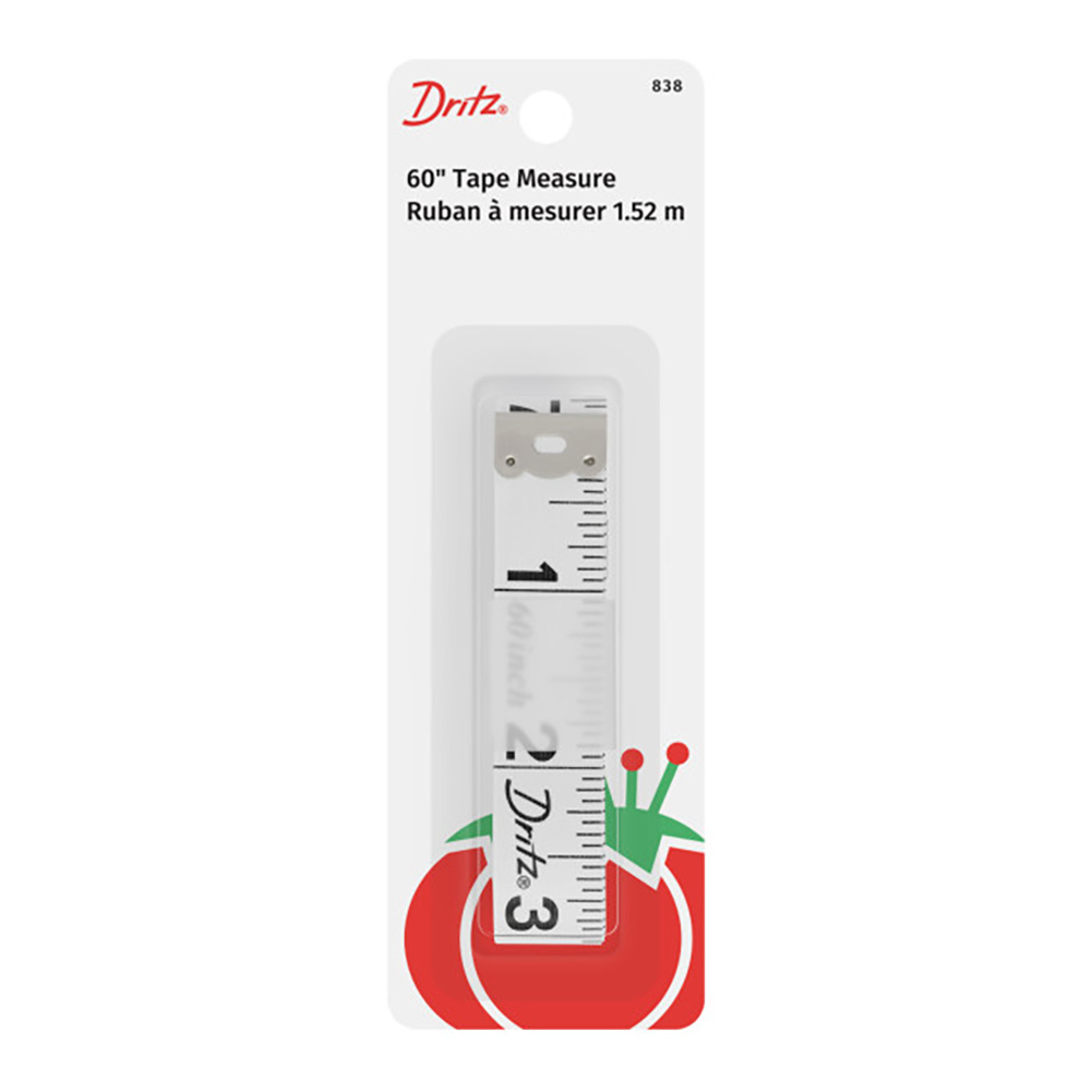 Dritz Tape Measure – White – 60″ Dritz Tape Measure – White – 60″