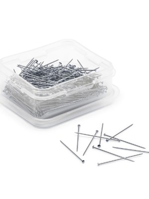 Dritz Satin Pins – 1.0625″ Nickel – 400 ct Dritz Satin Pins – 1.0625″ Nickel – 400 ct