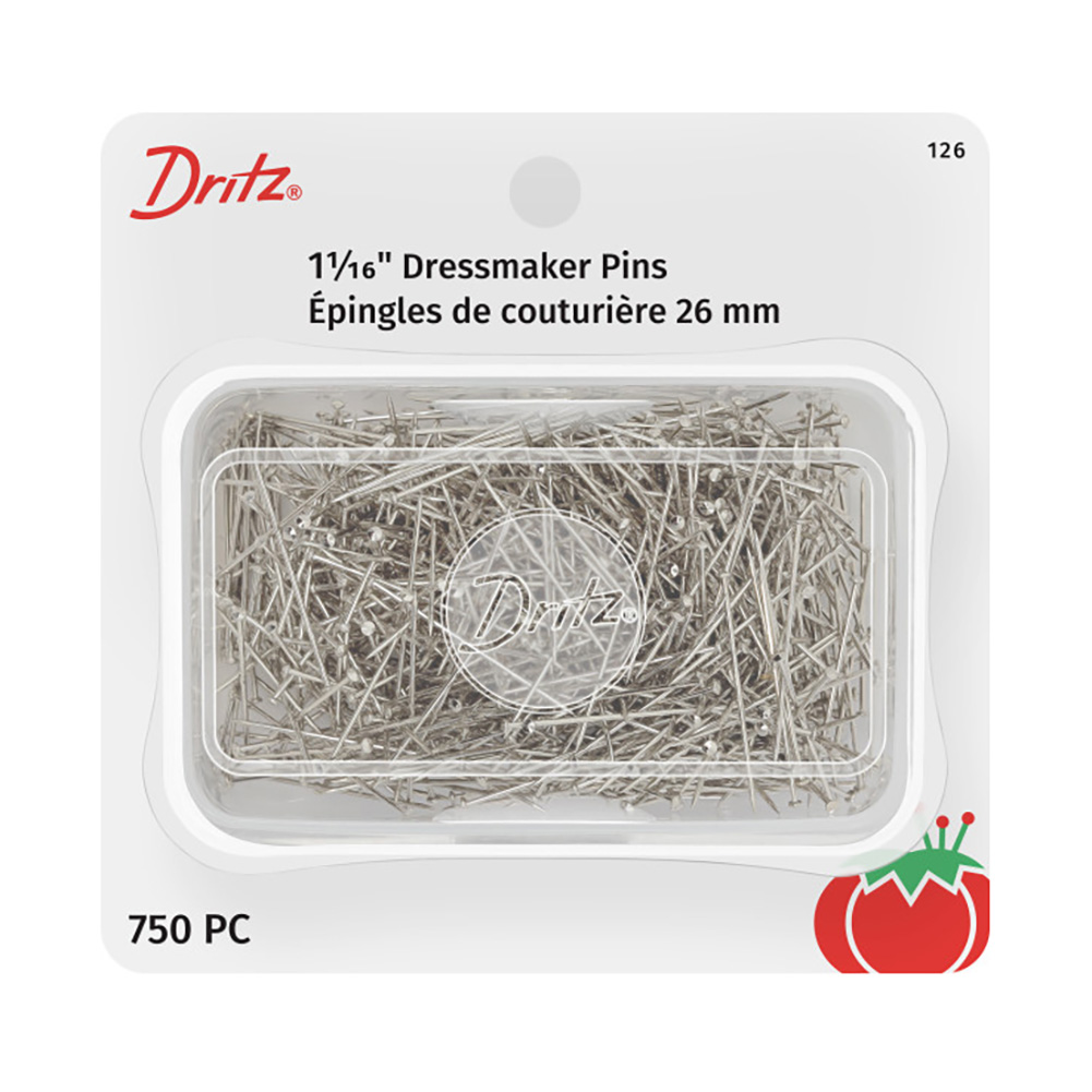 Dritz Dressmaker Pins – 1.0625″ Nickel – 750 ct Dritz Dressmaker Pins – 1.0625″ Nickel – 750 ct