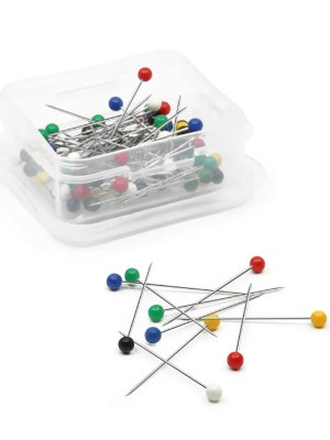 Dritz Long Ball Point Pins – 1.5″ Assorted Colors – 75 ct Dritz Long Ball Point Pins – 1.5″ Assorted Colors – 75 ct