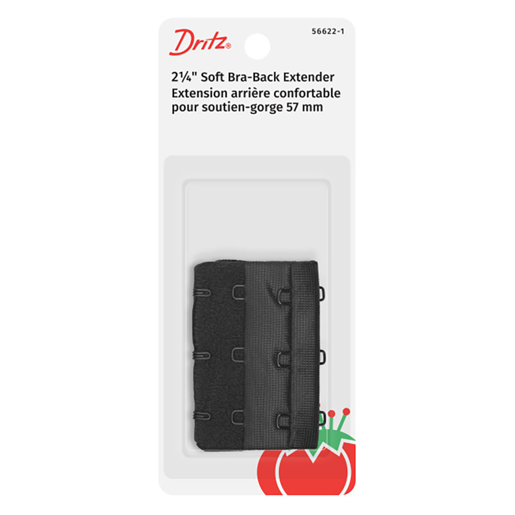 Dritz Soft Bra-Back Extender – Black – 2.25″ Dritz Soft Bra-Back Extender – Black – 2.25″