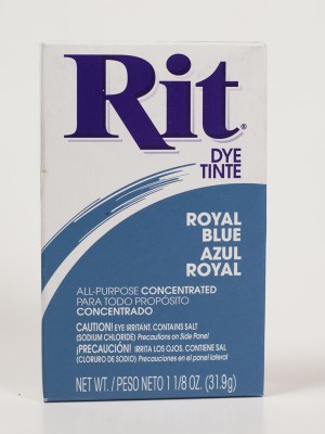 Rit All-Purpose Box Fabric Dye – Royal Blue – 1 1/8oz Rit All-Purpose Box Fabric Dye – Royal Blue – 1 1/8oz