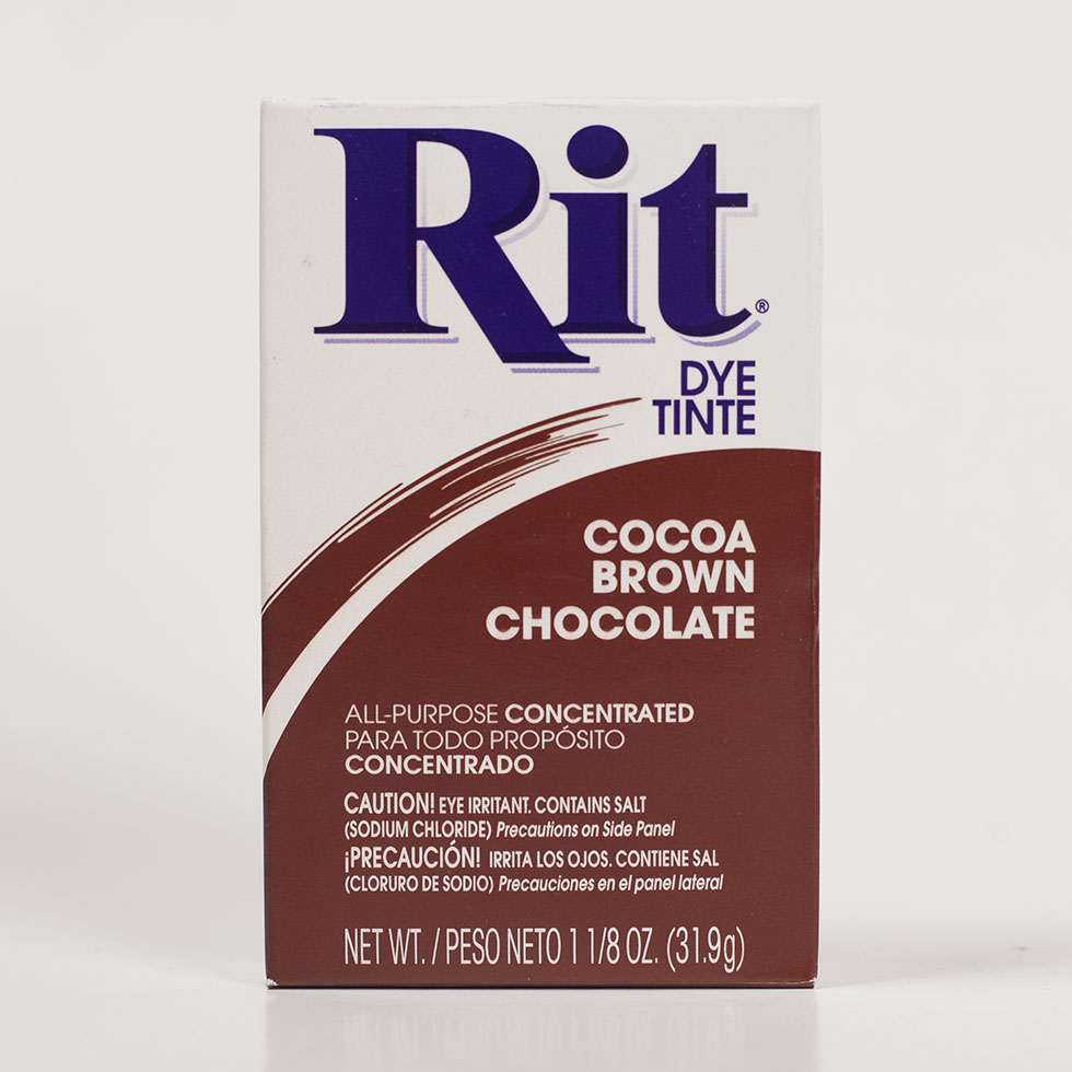 Rit All-Purpose Box Fabric Dye – Cocoa Brown – 1 1/8oz Rit All-Purpose Box Fabric Dye – Cocoa Brown – 1 1/8oz