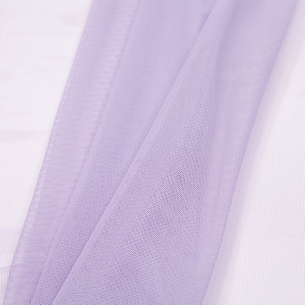 Lilac Stretch Polyester Power Mesh
