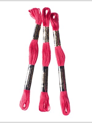 3-Pack DMC Size 6 Embroidery Floss #304 Medium Christmas Red 3-Pack DMC Size 6 Embroidery Floss #304 Medium Christmas Red