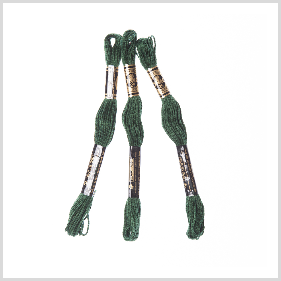 3-Pack DMC Size 6 Embroidery Floss #319 Posy Green 3-Pack DMC Size 6 Embroidery Floss #319 Posy Green