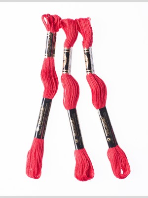 3-Pack DMC Size 6 Embroidery Floss #321 Christmas Red 3-Pack DMC Size 6 Embroidery Floss #321 Christmas Red