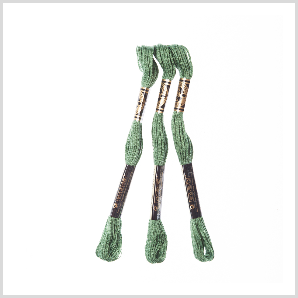 3-Pack DMC Size 6 Embroidery Floss #367 Dark Pistachio Green 3-Pack DMC Size 6 Embroidery Floss #367 Dark Pistachio Green