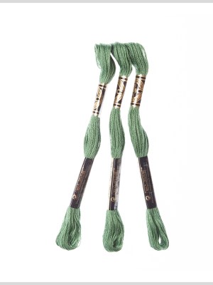 3-Pack DMC Size 6 Embroidery Floss #367 Dark Pistachio Green 3-Pack DMC Size 6 Embroidery Floss #367 Dark Pistachio Green