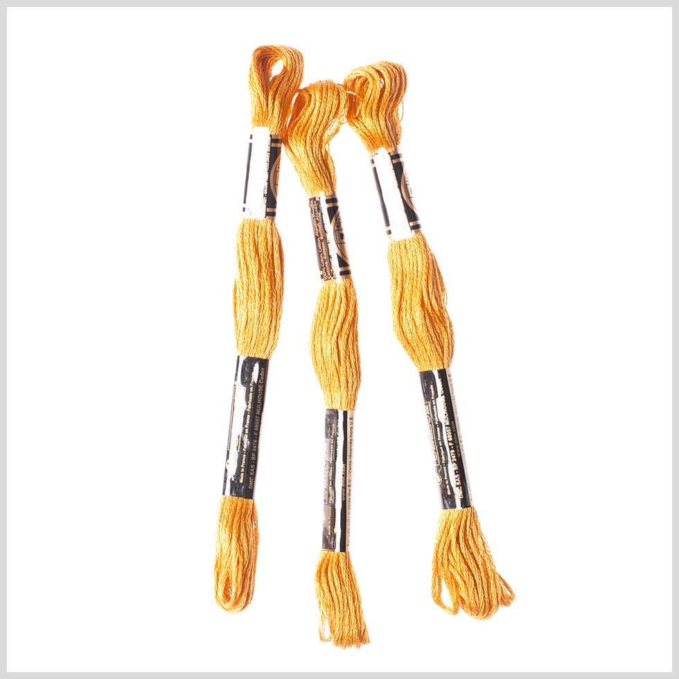 3-Pack DMC Size 6 Embroidery Floss #783 Medium Topaz 3-Pack DMC Size 6 Embroidery Floss #783 Medium Topaz