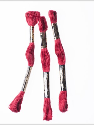 3-Pack DMC Size 6 Embroidery Floss #816 Garnet 3-Pack DMC Size 6 Embroidery Floss #816 Garnet