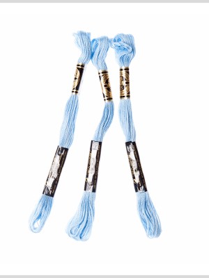 3-Pack DMC Size 6 Embroidery Floss #3325 Light Baby Blue 3-Pack DMC Size 6 Embroidery Floss #3325 Light Baby Blue
