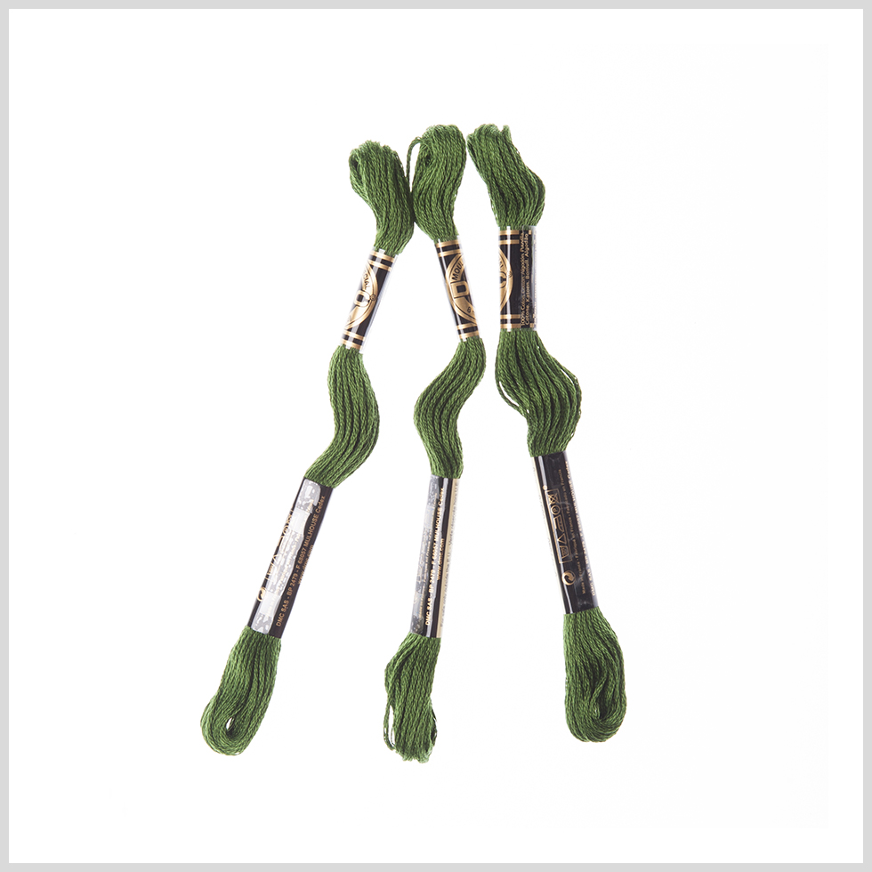 3-Pack DMC Size 6 Embroidery Floss #3345 Dark Hunter Green 3-Pack DMC Size 6 Embroidery Floss #3345 Dark Hunter Green