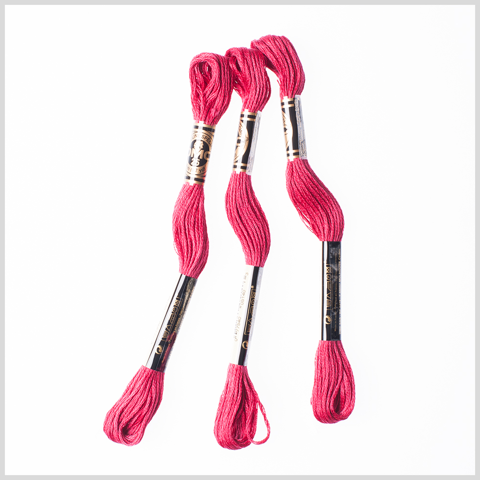 3-Pack DMC Size 6 Embroidery Floss #498 Dark Red (3 Pack) 3-Pack DMC Size 6 Embroidery Floss #498 Dark Red (3 Pack)