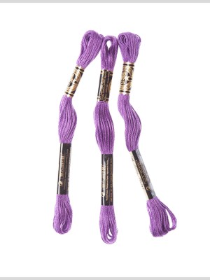 3-Pack DMC Size 6 Embroidery Floss #552 Medium Violet 3-Pack DMC Size 6 Embroidery Floss #552 Medium Violet
