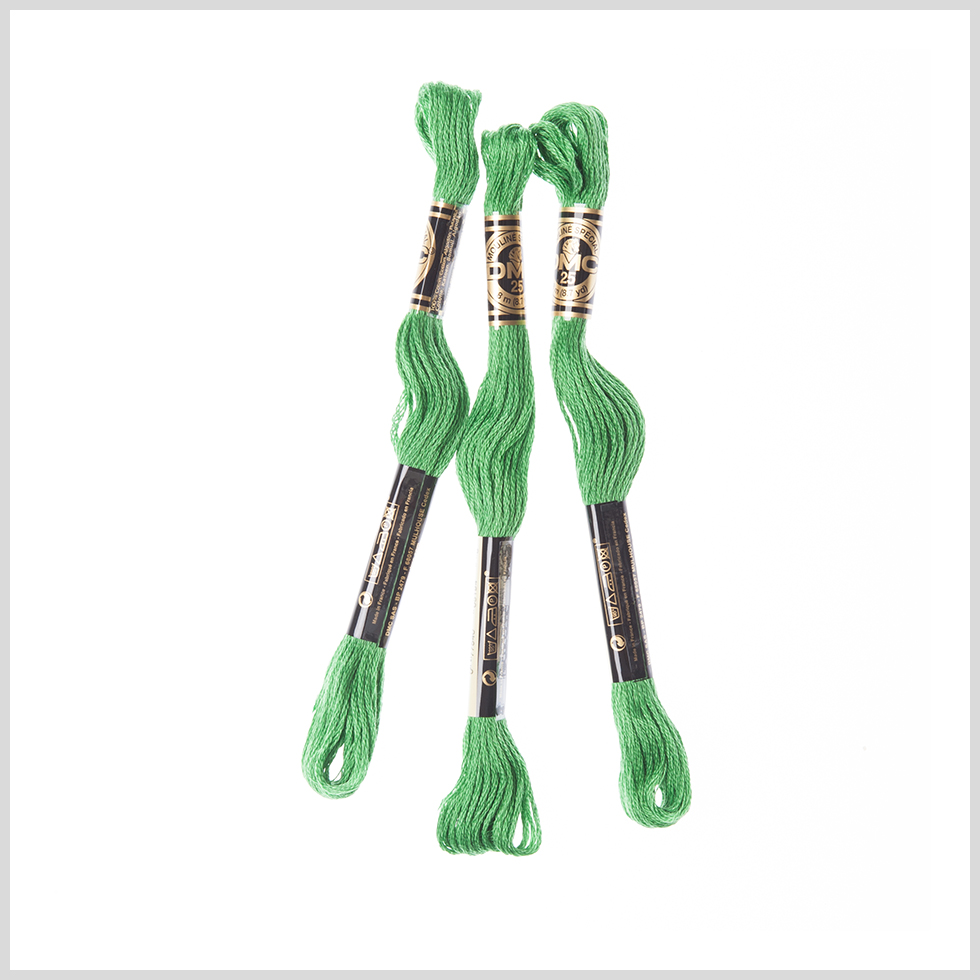 3-Pack DMC Size 6 Embroidery Floss #701 Fern Green 3-Pack DMC Size 6 Embroidery Floss #701 Fern Green