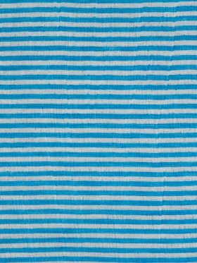 Malibu Blue/White Candy Striped Crinkled Organdy Malibu Blue/White Candy Striped Crinkled Organdy