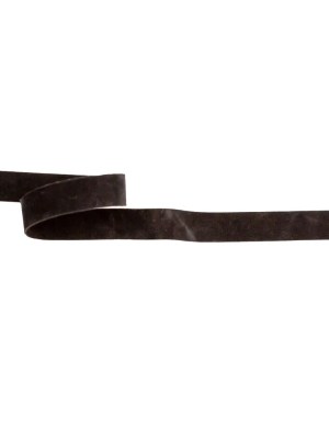 Italian Black Double Faced Brushed Velvet – 0.625″ Italian Black Double Faced Brushed Velvet – 0.625″